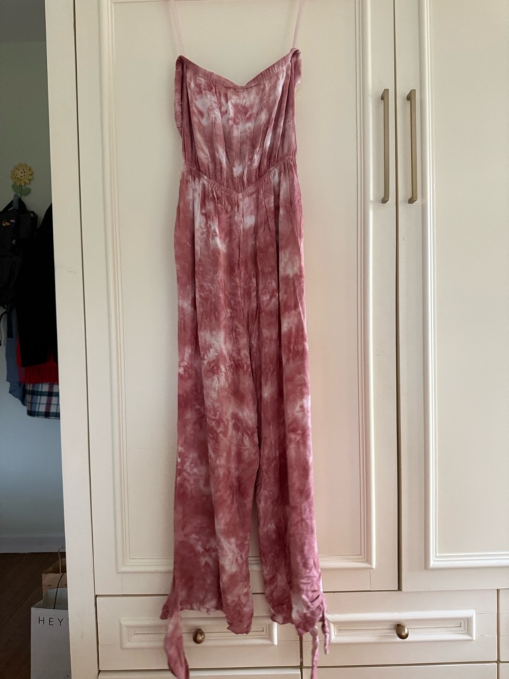 Free People "Just Float" Strapless Tie-Dye Jumpsuit - Picture 3 of 11